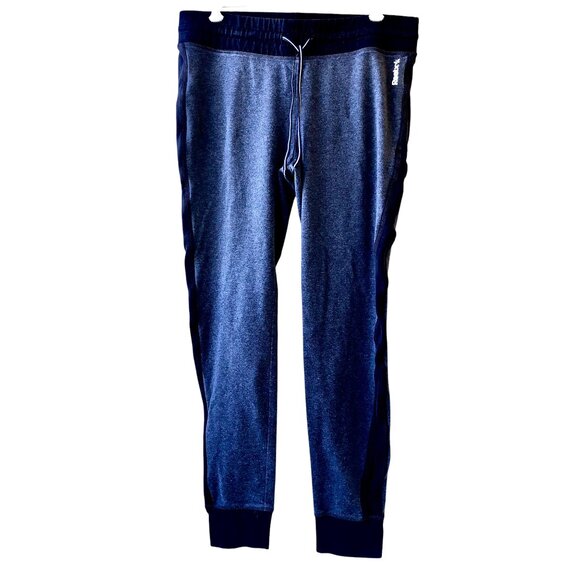 Reebok Gray Jogger Leggings Cotton Stretch Womens Large - Picture 5 of 12
